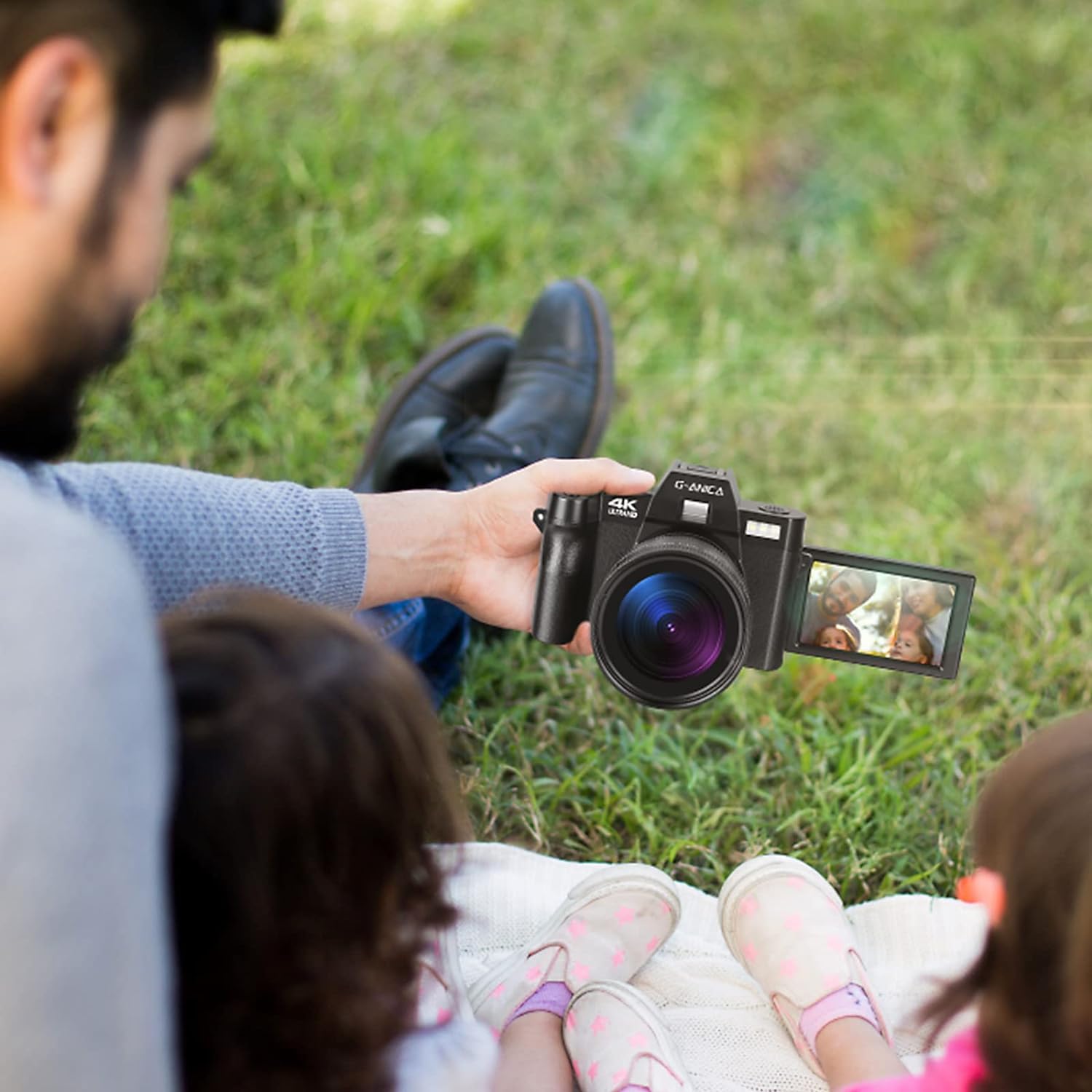 G-Anica 4K Digital Cameras for Photography,48MP/60FPS Video Camera for Vlogging, WiFi & App Control Vlogging Camera for YouTube, Small Camera with 32GB TF Card.Wide-Angle & Macro Lens image 2 G-Anica 4K Digital Cameras for Photography,48MP/60FPS Video Camera for Vlogging, WiFi & App Control Vlogging Camera for YouTube, Small Camera with 32GB TF Card.Wide-Angle & Macro Lens image 2
